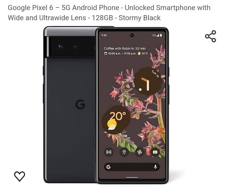 Google Pixel 6 10 by 10 non pta 9