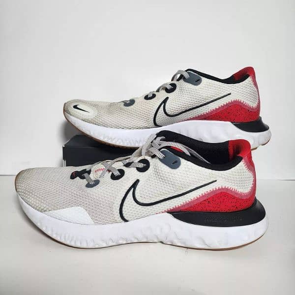 Nike Renew Run White University Red 0