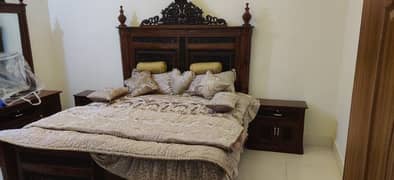 Wooden Bed King Size