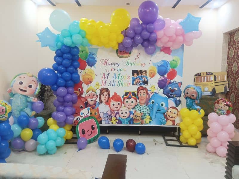 Balloon decor , jumping castles , Magic show 4