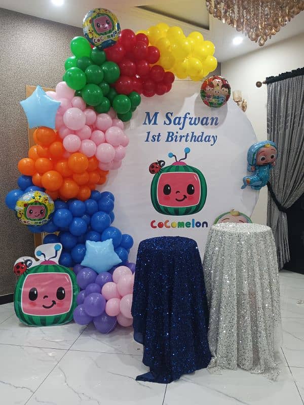 Balloon decor , jumping castles , Magic show 5