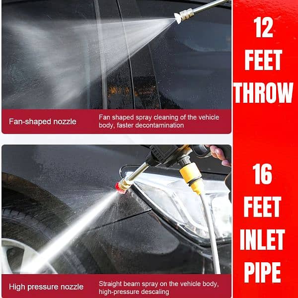 Car Pressure Washer 2 Battery 40 Mins Battery Timing 8