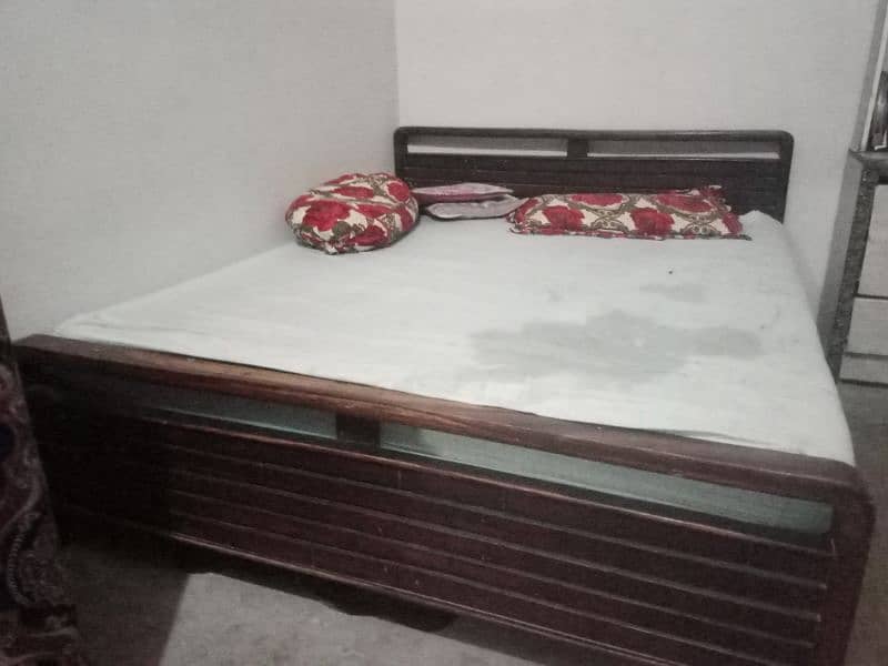 Woden beds with mattress 0