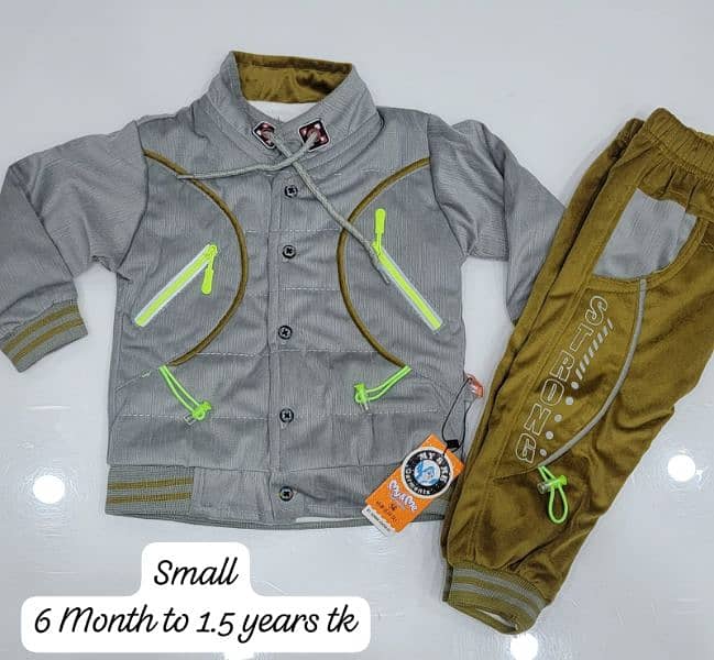 1 to 5 years size available stuff and quality 100% velvet /gram fleece 3