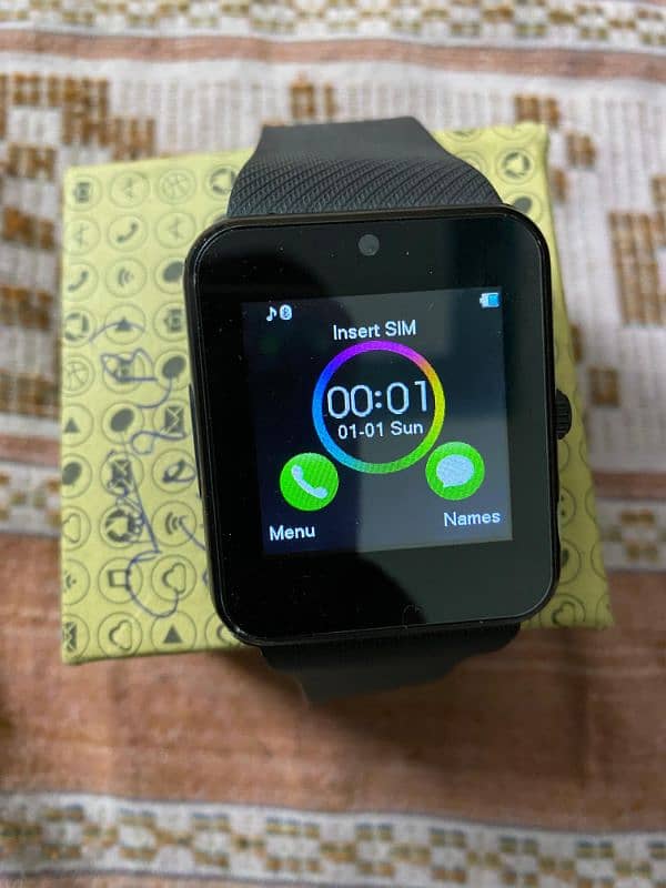 Smart Watch With Original Box Sim And Memory Card Supported 1