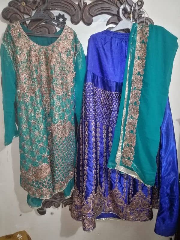 3pcs wedding lehnga  for sale 8