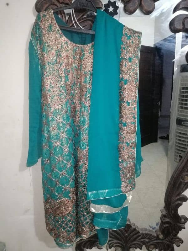 3pcs wedding lehnga  for sale 11