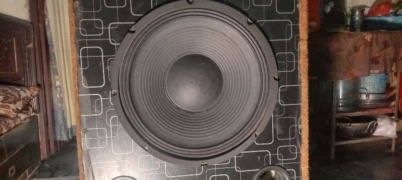 12" woofer 12 spekar 5