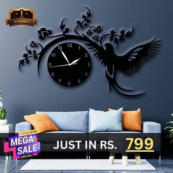 Silent Quartz Wall Clock | Elegant & Functional Home Décor 9