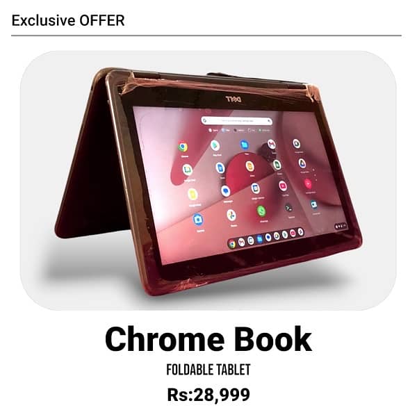 Dell Chromebook - Touchscreen, 360° Foldable Tablet | Rs. 25,999 0