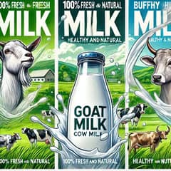 Goat Milk // COW Milk // Buffalo Milk