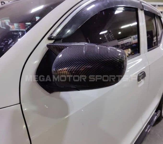 Batman styling side mirror covers for Suzuki Cultus and alto new shape 2