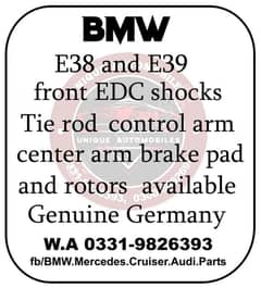 BMW E 38 - E 39 front shacks