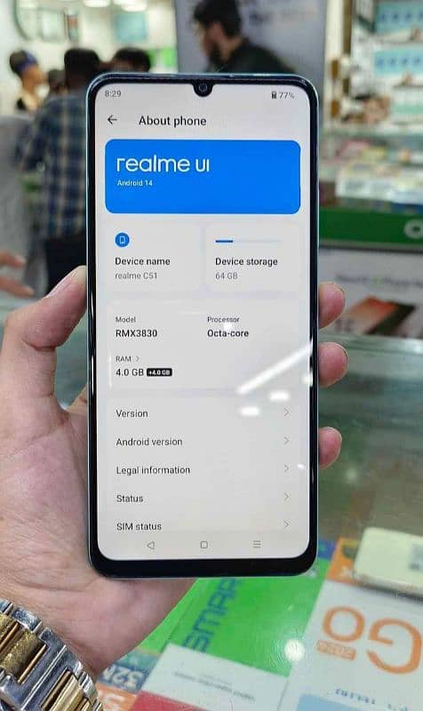 redmi C51 4 GB RAM 64 GB memory 03193220625 1