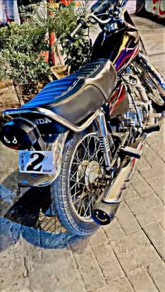 HONDA CG 125 isb one digit number