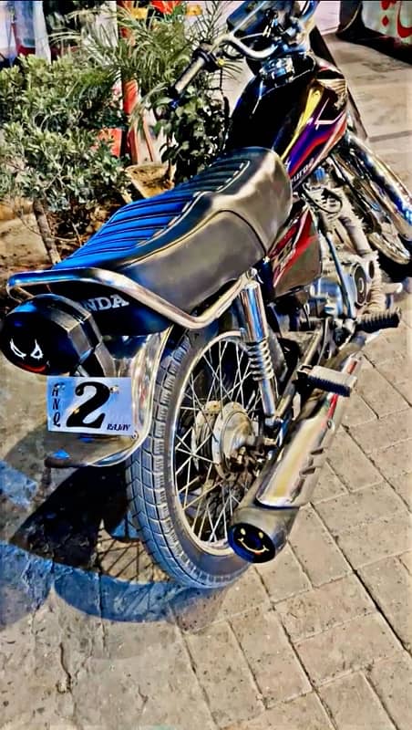 HONDA CG 125 isb one digit number 0