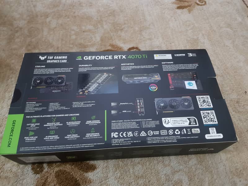 Asus TUF RTX 4070 Ti For sale 13