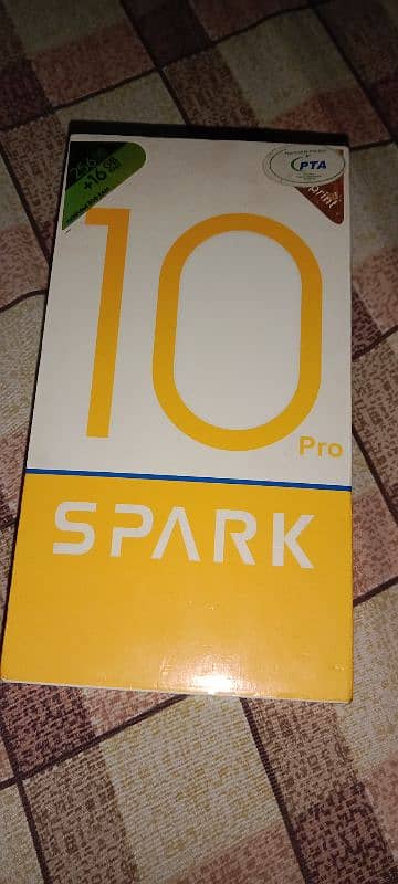 Tecno spark 10 pro 16GB 256ROM official PTA aprove 1