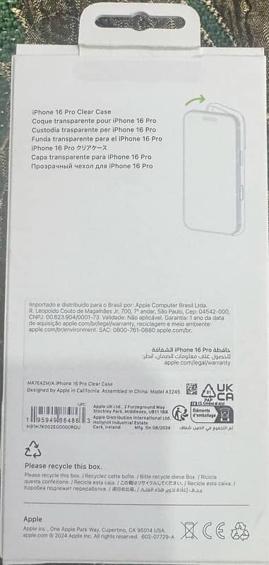 iPhone 16 Pro Clear Case with MagSafe 0