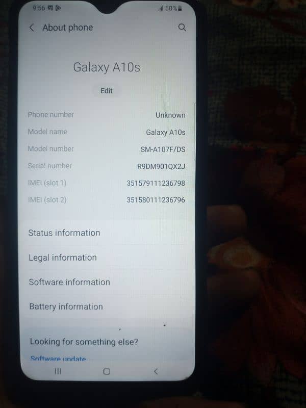 Samsung Galaxy a10s only mobile 8