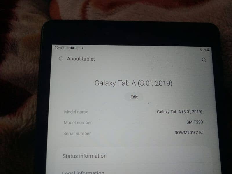 Samsung tab A 2