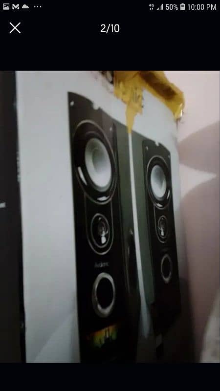 Audionic classic 6 only used 10 t0 12  day with box warranty and remot 1