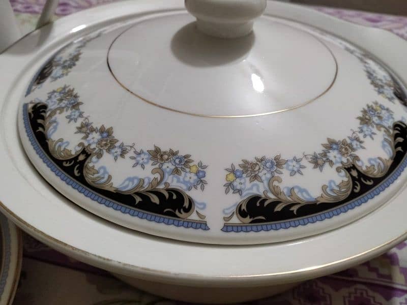 8 persons brand new cheni ka  dinner set 6