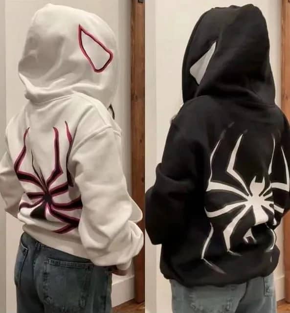 Spiderman Hoodie Zipper Spider-Man Unisex Hoodies 3