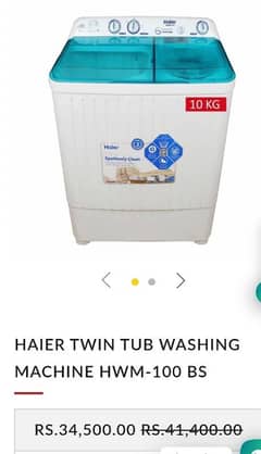 Haier Washing Machine HWM-100 BS 10kg