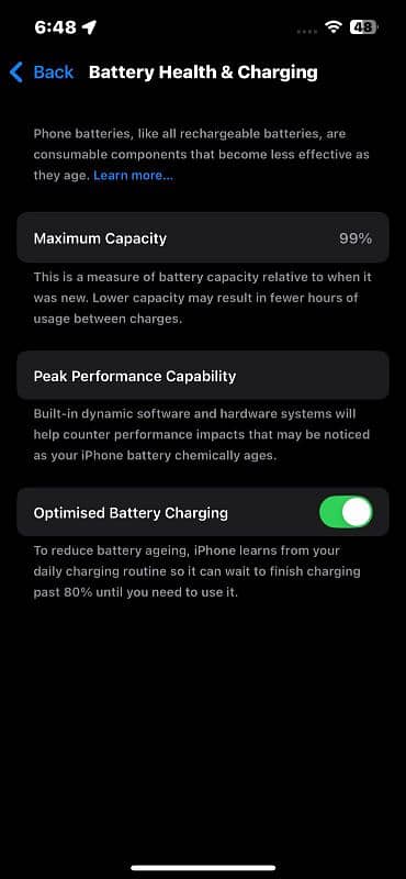 iphone 13jv/128/99battery health 10