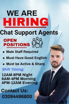 Chat Support Agents | CSR Required | Jobs In Lahore