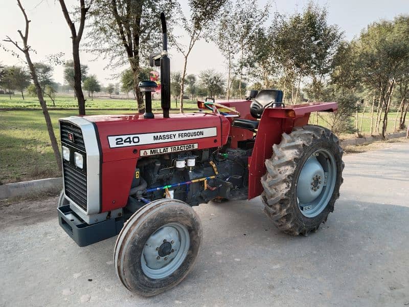 tractor MF 240 model 2023 Jain Van 200 ghanta Chala hua 8