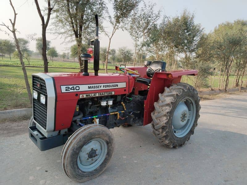 tractor MF 240 model 2023 Jain Van 200 ghanta Chala hua 9