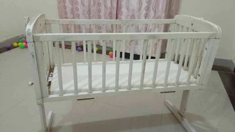 baby bed , cot ,crib wooden 1