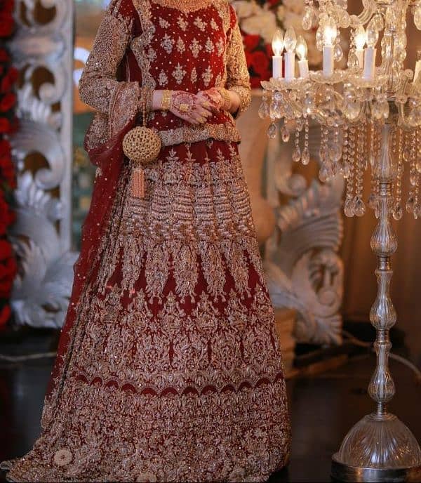 Bridal dress | Wedding dress | Wedding wear | bridal lehnga for sale* 9