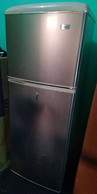 haier 2 door room fridge brand not used 1 day 6