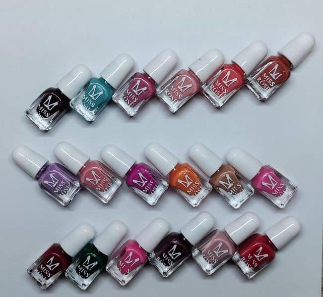 6 Pcs Quick-Drying Multicolor Nail Polish For Endless Creativity 0