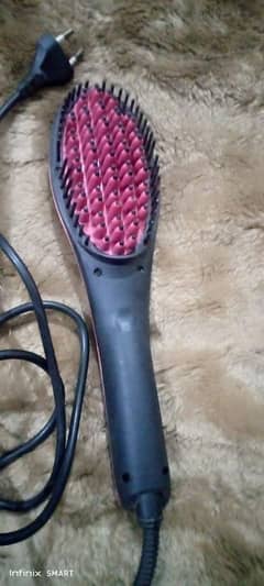 hair straightener and hair dryer brush