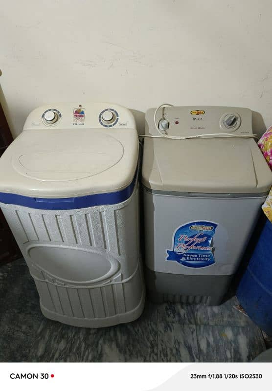 super asia washing machine sa 218 and venus dryer 3