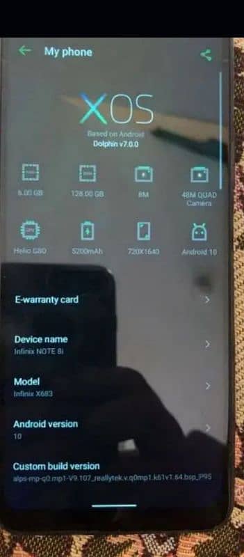 infinix note 8i 6+128 finger ni chalta Panel change but acha wala 1