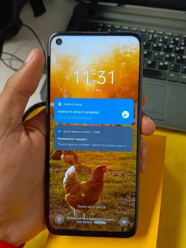 Realme 9i with box seald phone 1