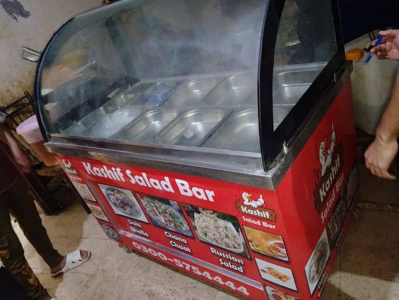 1 salad bar counter nd 1 freezer 03334282464 7