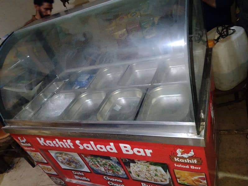 1 salad bar counter nd 1 freezer 03334282464 8