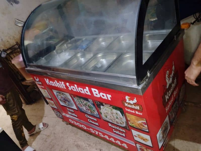 1 salad bar counter nd 1 freezer 03334282464 9