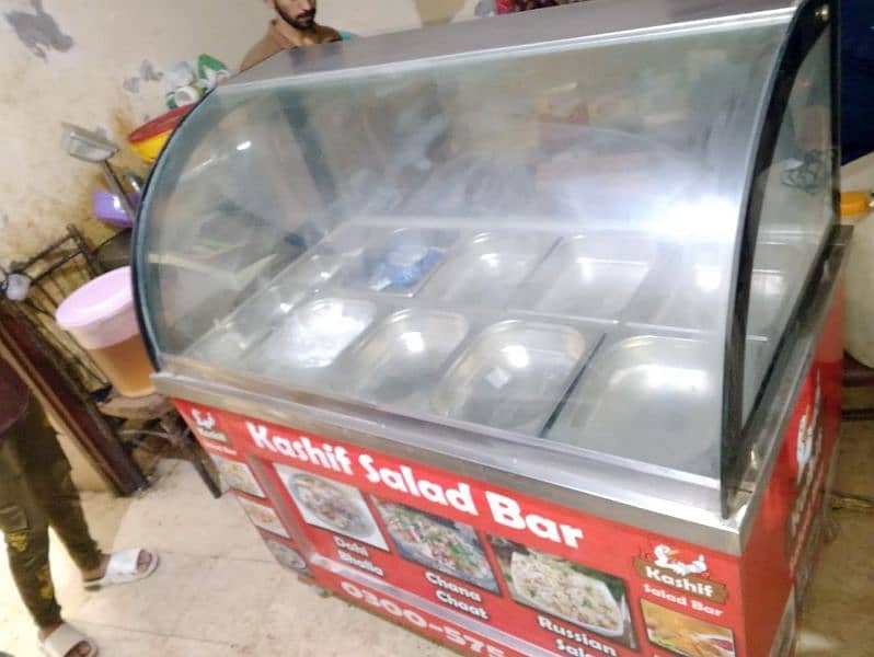 1 salad bar counter nd 1 freezer 03334282464 12