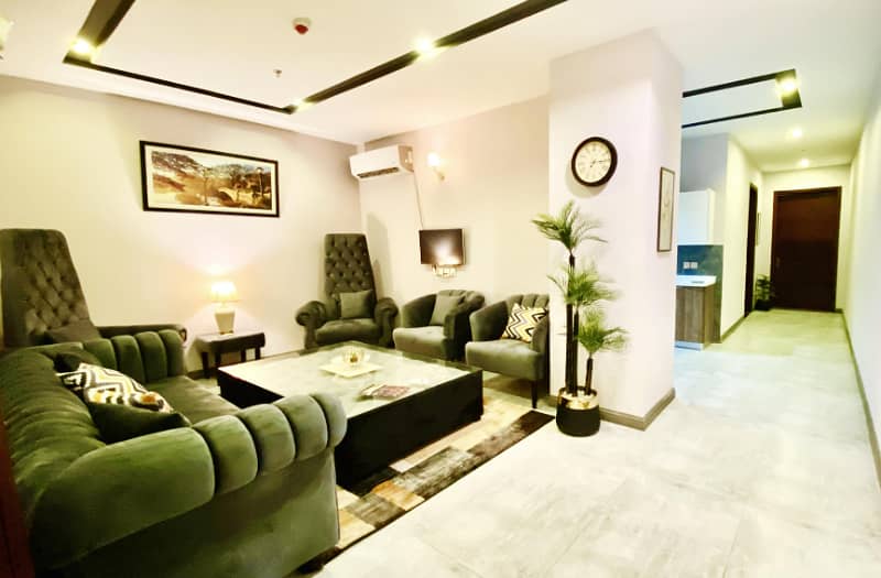 DAILY BASIS Two Bed Apartment Available For Rent In Gulberg Greens Islamabad. 0