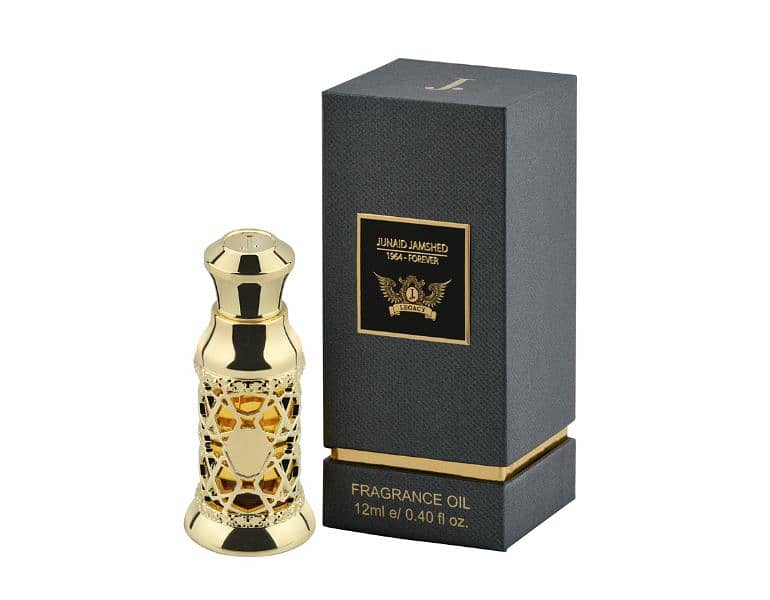 j. Zia Gold or legacy attar  Empty bottle with boxes 3