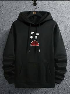 fleece printed hoodie only delivery