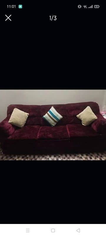 7 seater sofa set in good condition 0