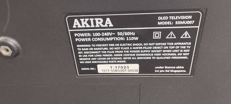 akira 55 led 5